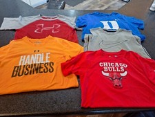 Boy Under Armour Tshirt Lot, Youth Large