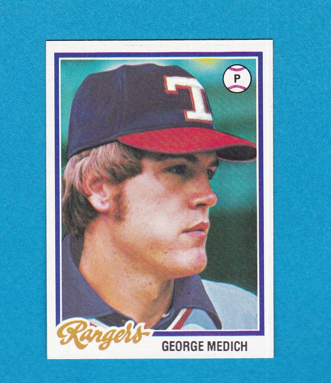 1978 TOPPS BASEBALL SET BREAK 583 GEORGE MEDICH RANGERS NM/MT