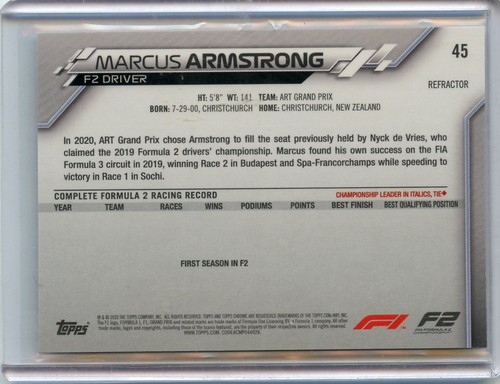 2020 topps chrome formula 1 Base Refractor pick what you need!! - Picture 25 of 81