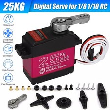 25KG Metal Gear Waterproof Digital Servo HIGH TORQUE  SPEED for 1/8 1/10 RC Car