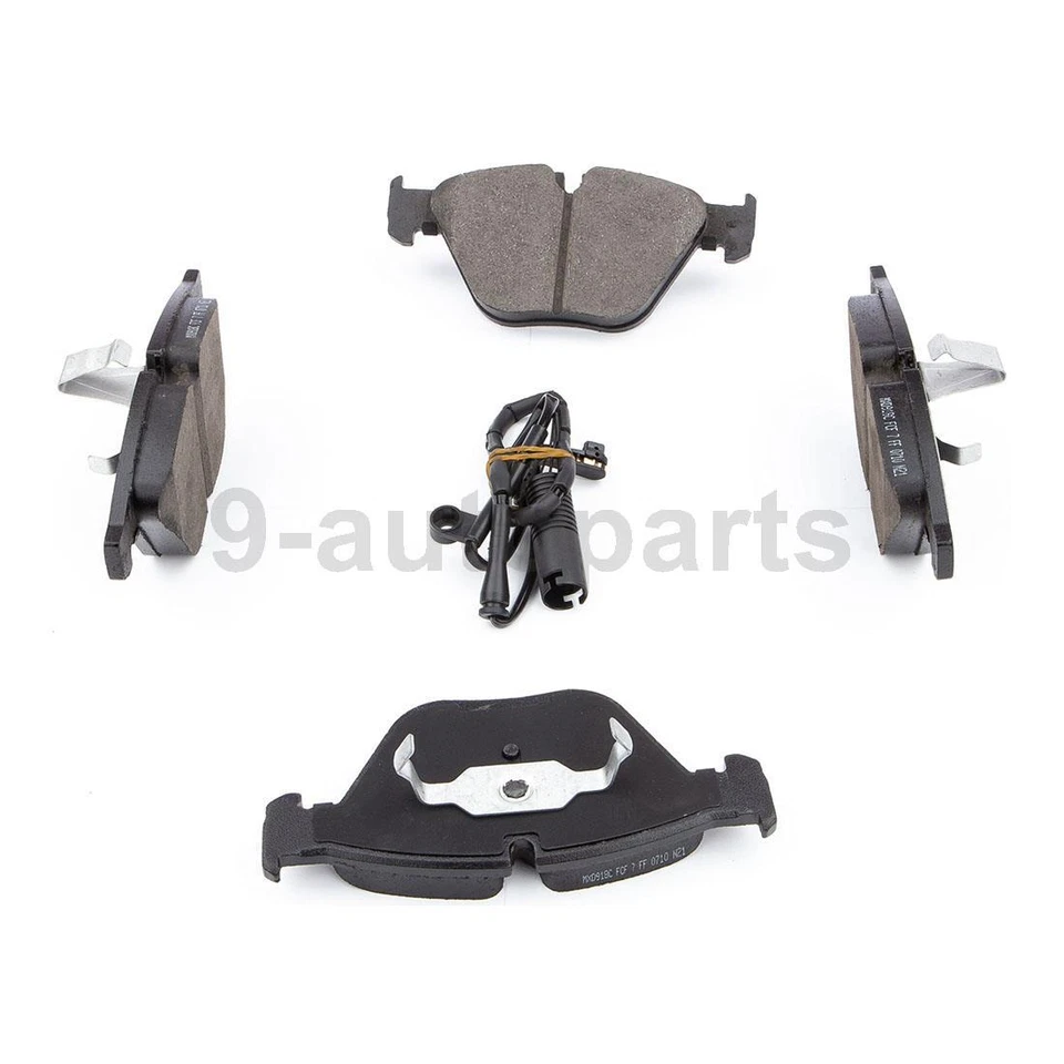 Rotores de disco delanteros + pastillas de freno de cerámica para BMW 550i 2006 2007 2008 2009 2010 Foto 4 de 4