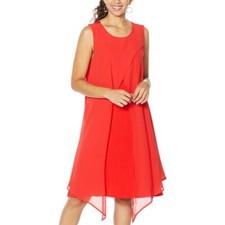 DG2 Diane Gilman Layered Drama Dress - More Colors 710406