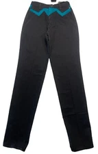 Wrangler Silverlake Jeans Womens 9/10 Black TurquoiseWestern USA NWT
