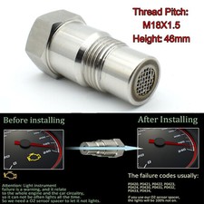 O2 Oxygen Sensor Spacer Adapter Catalytic Converter Fix Check Engine Light