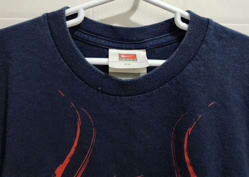 Nike Team USA Track & Field Graphic Navy Blue Red T Shirt Youth XS Cotton - Picture 2 of 9