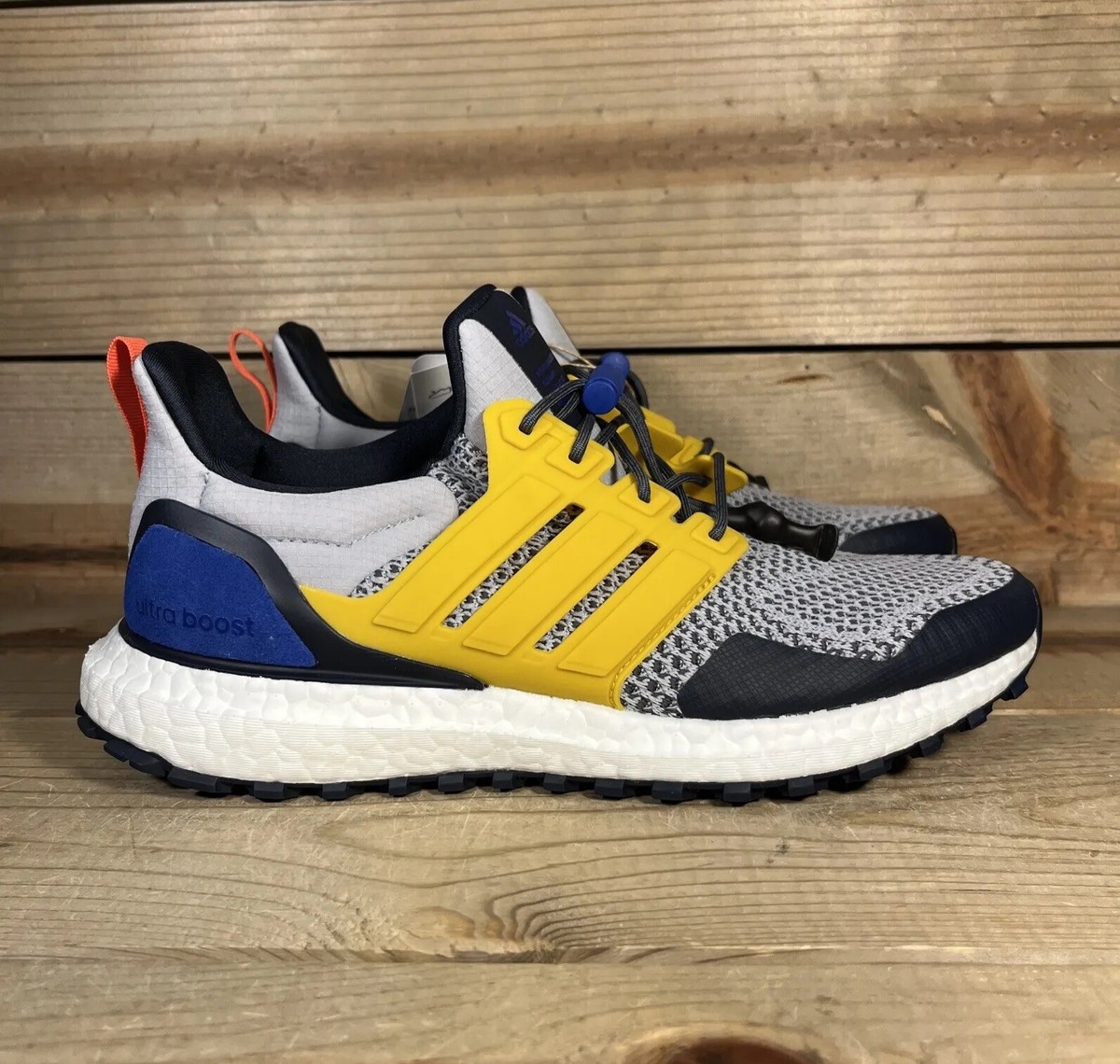 NEW Mens W7 Adidas UltraBoost ATR “Halo Silver Preloved Yellow”  ID9638