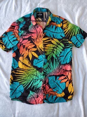 Neon Hawaiian Shirt Roblox Neon Hawaiian Short Sleeve Button Up