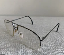 Silhouette Mens Eyeglass Frames Metal Half Rim M7063 Made in Austria Vintage