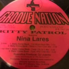 Kitty Patrol Featuring Nina Lares – Baby Come Back - 12" VINYL SINGLE