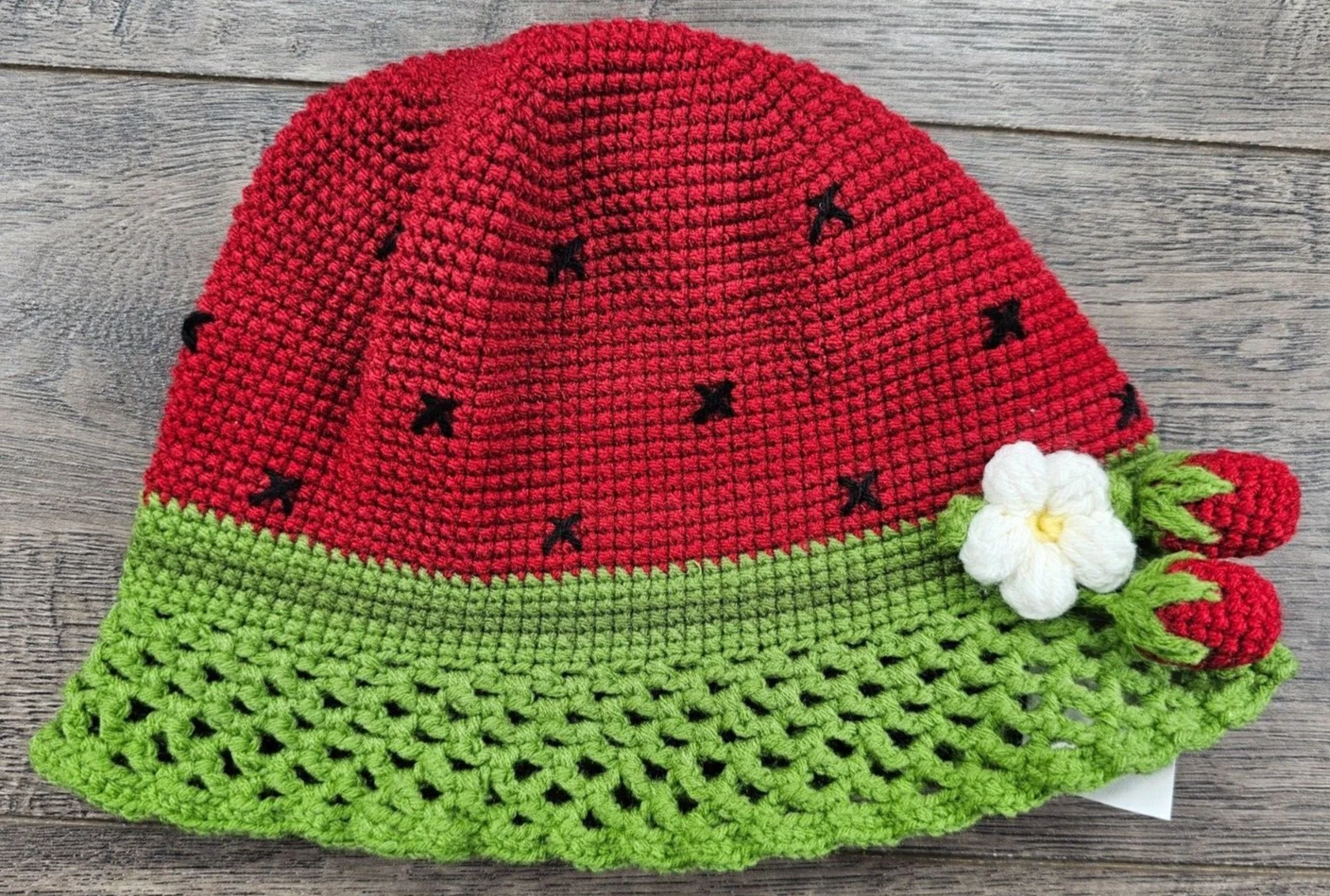 Baby Girl Clothes New SeattleHats.com 6 Month Strawberry Bucket Hat
