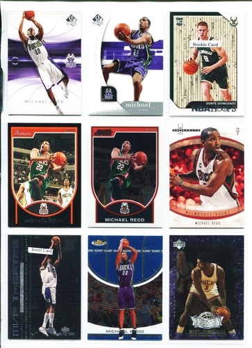 Bucks, Giannis, Jabbar, Allen, Robinson, Redd, Rookie 157 Card Team Lot #B READ - Picture 5 of 20