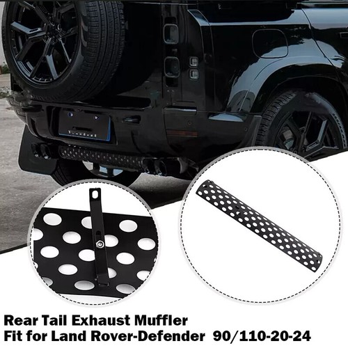 Rear Bumper Exhaust Pipe Guard Board For Land Rover Defender 90 110 2020-2025 - Picture 2 of 5