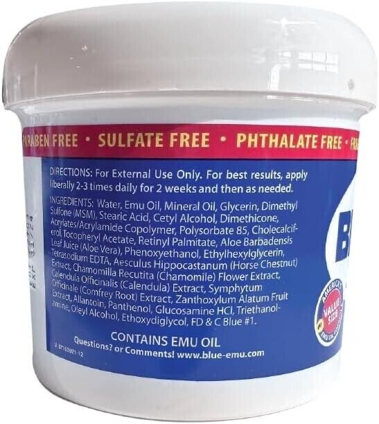 Blue-Emu Original Super Strength Muscle And Joint Topical Cream 12 OZ