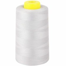  4 x 5000 YARDS CONES SEWING THREAD POLYESTER, OVERLOCKING 120s SPUN 
