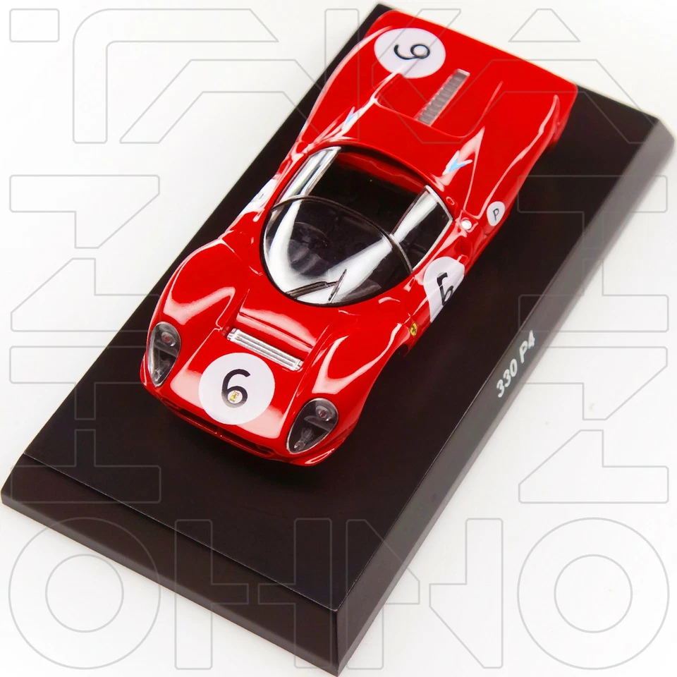 FERRARI 330 P4 #6 MINICAR COLLECTION 7 NEO KYOSHO 1:64 RED ford v vs NEW NO BOX - Image 2 of 4