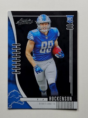2019-20 PANINI ABSOLUTE FOOTBALL #137 T.J. HOCKENSON , , RC ,  MINT!