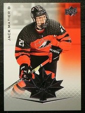 2021-22 21/22 Upper Deck Team Canada Juniors #93 Jack Matier