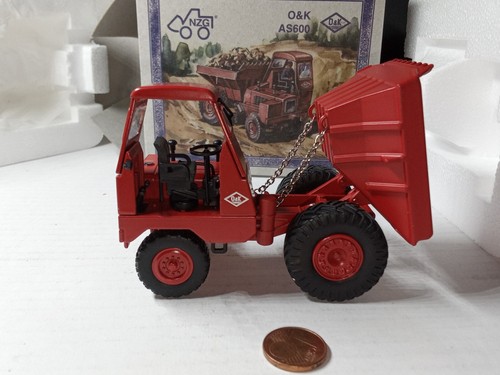 NZG Modelle 1:50 O&K AS600 Auto Schütter Kipper Baufahrzeug 644 Guß Ovp - Picture 2 of 22