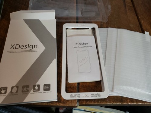 XDesign Premium Glass Screen Protector for iPhone 11 Pro Max / XS Max (3-PK) - 第 4/5 張圖片
