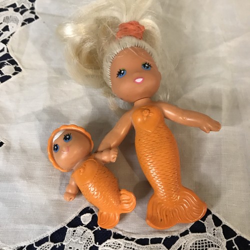1979 CPG Sea Wees Kenner TROPI GALS Mermaid Flora & Baby Finella - Picture 6 of 7