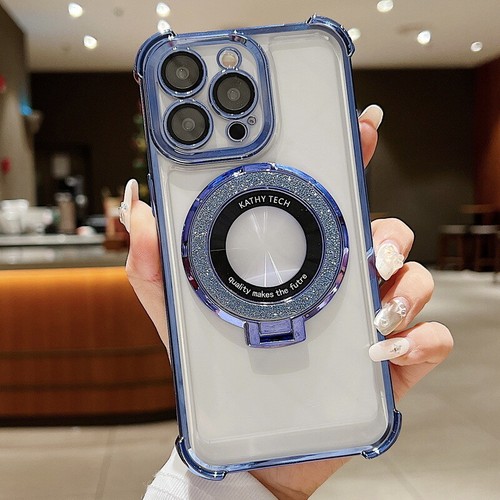For iPhone 15 14 13 12 Pro Max 11 Glitter Bling Shockproof Magsafe Case Cover - Picture 16 of 19