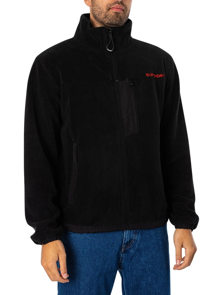 Veste de trekker polaire homme Superdry Code noire