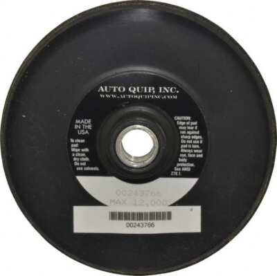 AutoQuip AQIH14FN-5 Disc Backing Pad: Hook & Loop 5/8-11 Thread, Female Thread