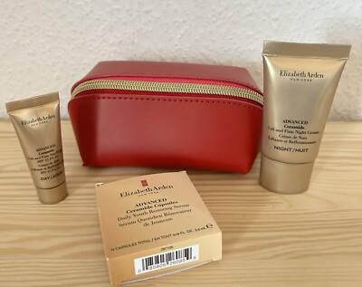 Elizabeth Arden Advanced Ceramide 12Capsules Lift and Firm Night / Day Cream NEU