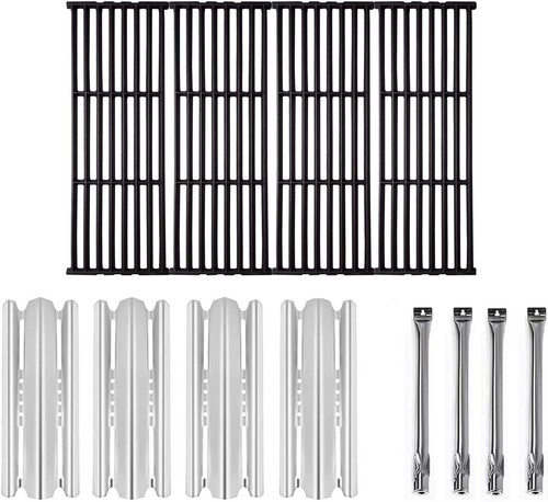 Broil King Replacement Parts Set: Grill Grates, Heat Plates & Burners, 4-Piece - Picture 3 of 10