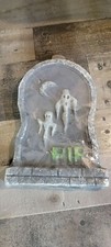Tombstone ghost RIP yard halloween Styrofoam decor figure New