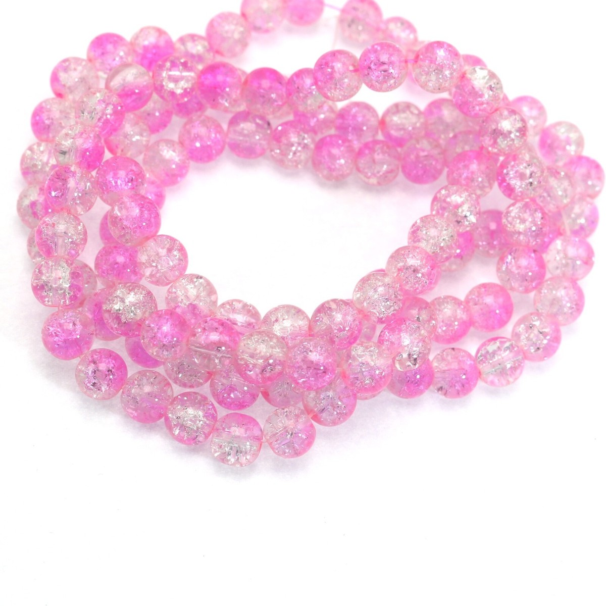 Mauve Pink Beaded Knotted Velvet Headband Crystal Clear Acrylic Beads Handmade CROWN Glass Crystal Beads Headband In Shocking Pink – BrunnaCo main image 3
