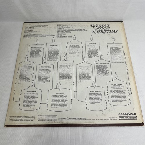 Vintage Holiday Record Set (2) LP Robert Rheims Christmas in Carols Joyous Songs - Picture 3 of 7