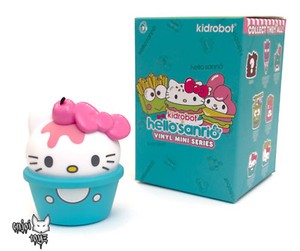 Hello Sanrio Mini Series x Kidrobot Hello Kitty Ice Cream 3/" Figure New