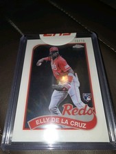 2024 topps chrome baseball Elly de la cruz 1989 chrome layer variation #10/10
