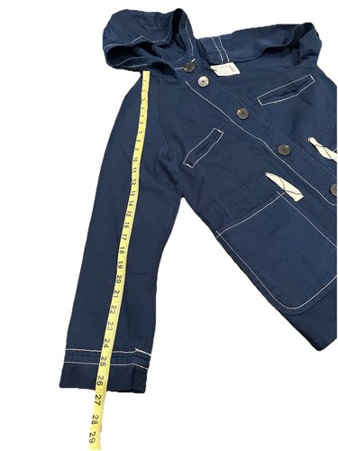 Giacca jeans ZARA bambina denim blu navy taglia 13-14 anni stile classico - Foto 6 di 17