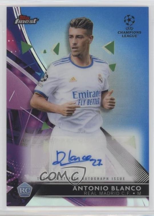 2021 Topps Finest UEFA Champions League /150 Antonio Blanco Rookie Auto RC 0g57