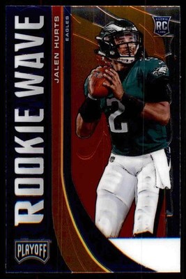 2020 Panini Playoff #RW-22 Jalen Hurts Rookie Wave