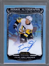 2023-24 O-Pee-Chee Platinum #R-FH Filip Hallander Rookie Autographs Rainbow