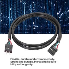 USB 9pin Male to Female Internal Motherboards Header Cable for DIY Enthusiasts
