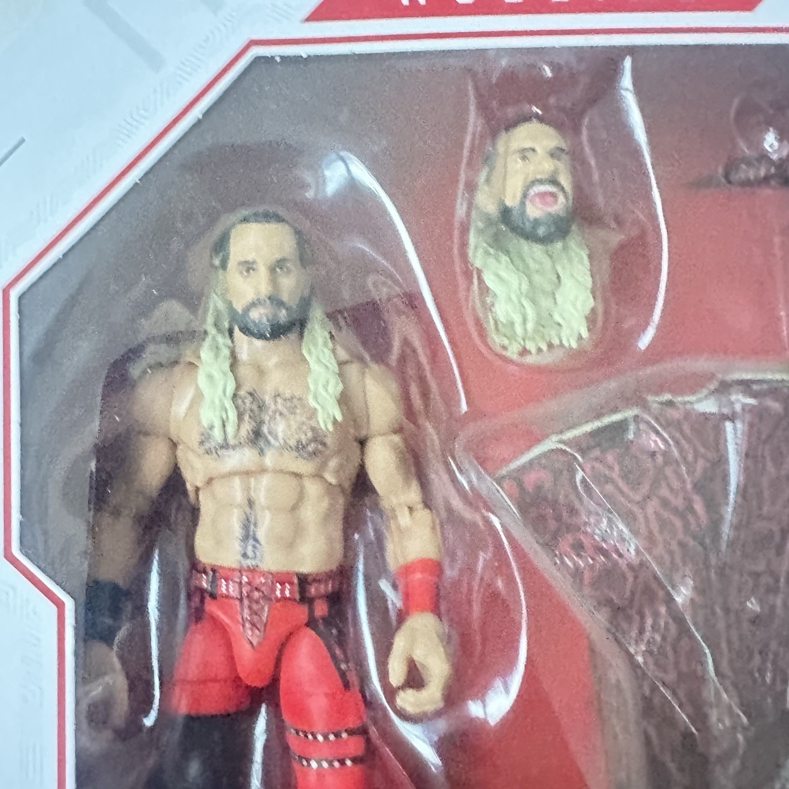 WWE Ultimate Seth Rollins Red Wrestling Figure image 2