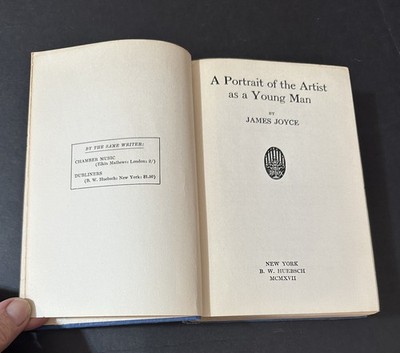 James Joyce First Edition A Portrait of the Artist as A Young Man First Print