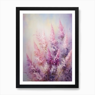 Lupinenblumen 1 Kunstdruck gerahmt Wandbild Poster Leinwanddruck Bild
