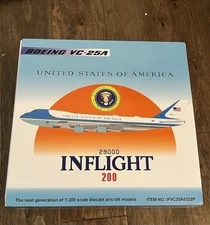 Inflight IFVC25A0322P Air Force One USAF Boeing VC-25A 29000 Diecast 1/200 Model