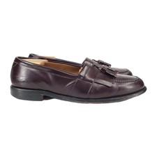 Allen Edmonds Mens Newport Tassel Loafers Brown Leather Dress Shoes Size 12 B