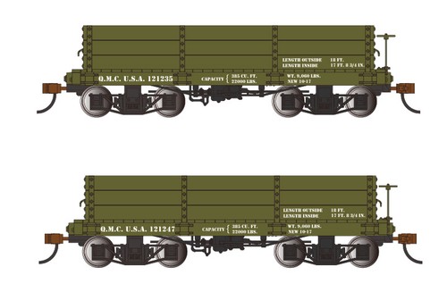On30 18' Low Side Gondola USQ 121235-247 | Zustand: New