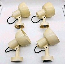 4 LAMPADE/FARETTI/APPLIQUE DA PARETE/MURO-DESIGN MADE IN ITALY-ANNI 70'-VINTAGE