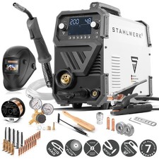 STAHLWERK Poste de soudage MIG MAG 200 ST Digital IGBT Inverter à gaz de protect