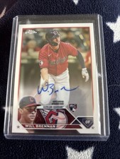 2023 Topps Chrome - Rookie Autographs Will Brennan #RA-WBR (AU, RC) Baseball Mlb