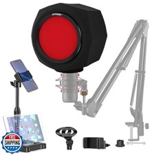 Microphone Windscreen Pop Filter, Recording Shield,Isolation shie