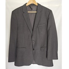 Hugo Boss Blazer Sport 40R Grey Black The James 4 Wool Lanificio Tesse Biella
